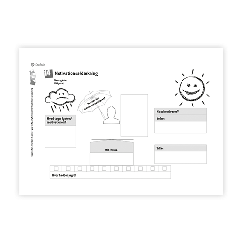 KRAP skema 14 Motivationsafdækning fra søjle 1