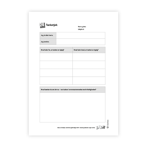 KRAP skema 24 Tanketjek fra søjle 2